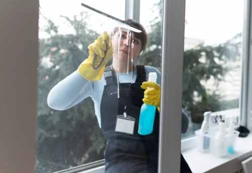 Nettoyage de vitres intérieures et extérieures à Léran